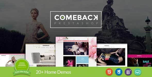 Comeback | eCommerce Multipurpose Responsive Prestashop Theme
           TFx