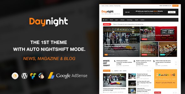 Daynight - WordPress News and Magazine Theme
           TFx