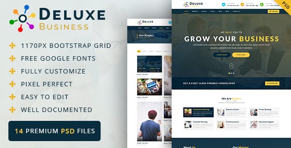 Deluxe Business PSD Template
           TFx