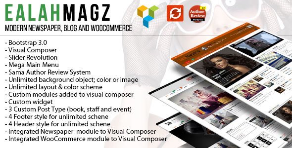 EalahMagz - Modern Magazine Theme
           TFx