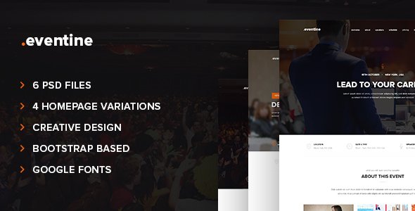 Eventine - Premium Event Template
           TFx