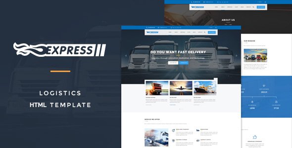 Express Logistics - Transport &Logistics HTML Template
           TFx