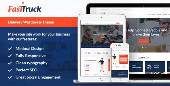 Fast Truck - Transportation & Logistics Theme
           TFx