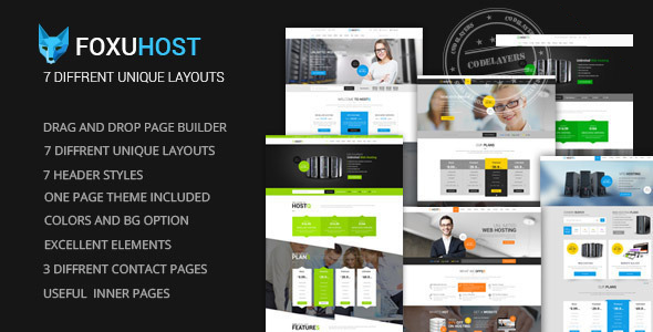 FoxuhHost - Shop, Corporate & Web Hosting WordPress Theme + WHMCS
           TFx