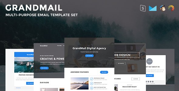 GrandMail - Responsive Email Set
           TFx