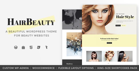Hair Beauty - Hairdresser, Barber & Hair Salon WordPress Theme
           TFx