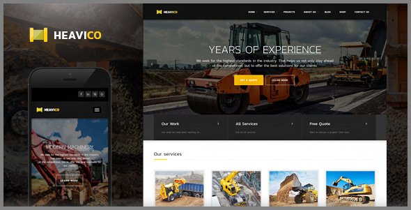 Heavico - Construction HTML Template
           TFx