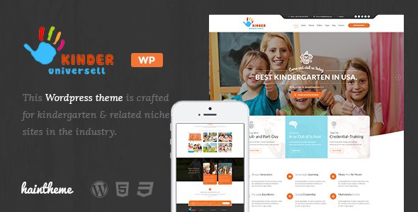 Kinder - Kindergarten & School WordPress Theme
           TFx