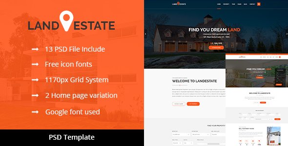 LANDESTATE – Properties/Real Estate Template
           TFx