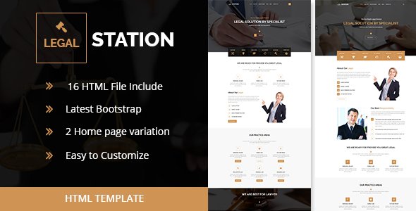 LEGAL STATION- Responsive HTML5 Legal Solution Template (New) 
           TFx