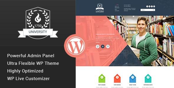 Lacero - Education & University WordPress Theme
           TFx