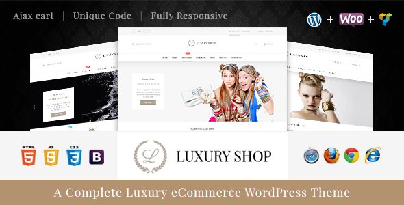 Luxury - eCommerce WordPress Theme
           TFx