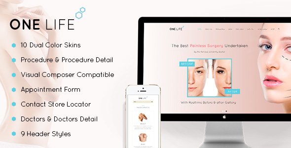 One Life - Plastic Surgery Wordpress Theme
           TFx