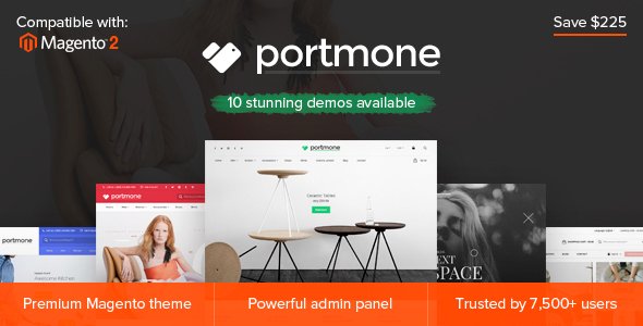 Portmone - Multi-Purpose Responsive Magento 2 and Magento 1 Theme
           TFx