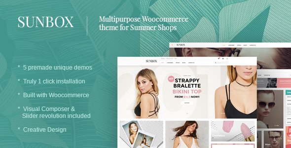 Sunbox Summershop Multipurpose WooCommerce WordPress Theme
           TFx