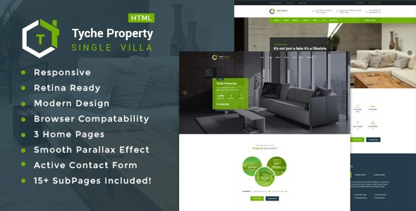 Tyche Properties - Single Property Real Estate HTML Template
           TFx