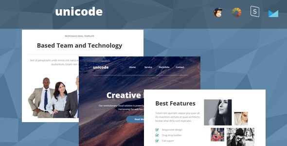 Unicode - Responsive Email + StampReady Builder
           TFx