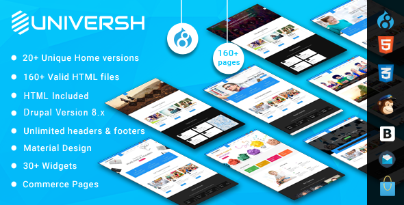 Universh - MultiPurpose Drupal 8 Theme
           TFx