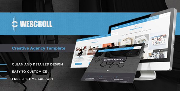 WeScroll - Creative OnePage WordPress Theme
           TFx