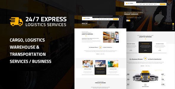 24/7 Express Logistics Services WordPress Theme
           TFx