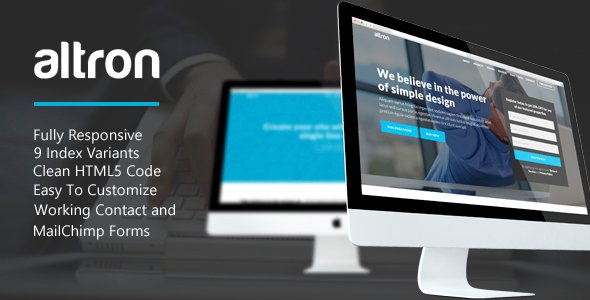 Altron - Multi-Purpose Landing Page Template
           TFx
