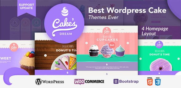 Cake Dream - Responsive Woocommerce Theme
           TFx