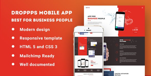 Droppps - Mobile app theme
           TFx