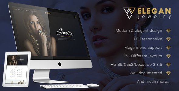 ELEGAN - Responsive HTML5 Jewelry Template
           TFx