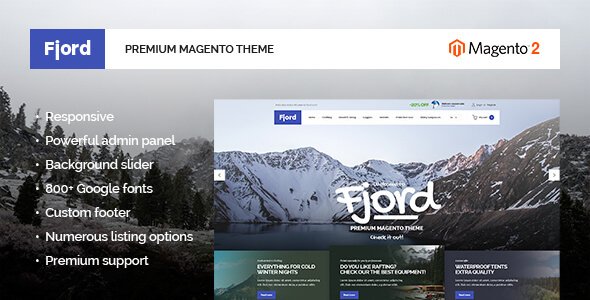 Fjord - Sport Magento 2 Theme
           TFx