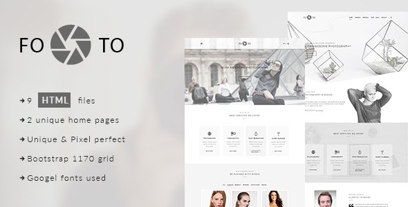 Footo Photography HTML Template
           TFx