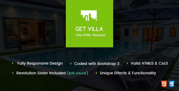 GetVilla - Single and Client Based Villa Booking HTML Template
           TFx