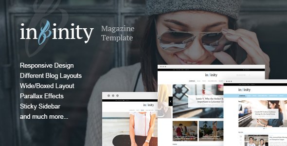 Infinity - Stylish & Modern Magazine HTML Template
           TFx