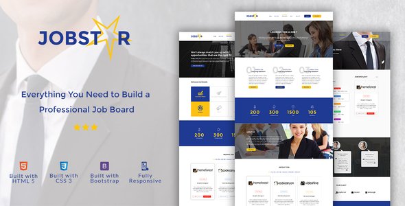 Jobstar - Job Board HTML Template
           TFx