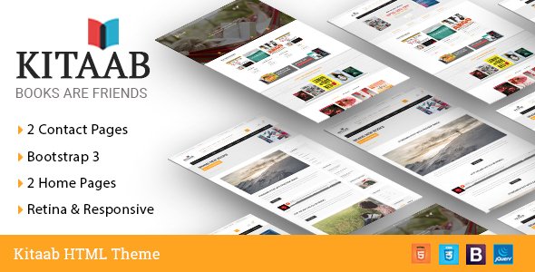 Kitaab Book Store HTML5 Template
           TFx