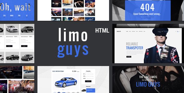 LIMO GUYS - Creative HTML Template for Car Rental and Limo Service
           TFx
