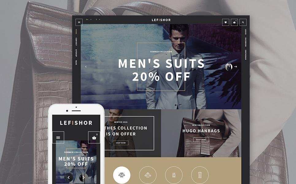 Lefishor - Men's Clothes & Accessories PrestaShop Theme TMT