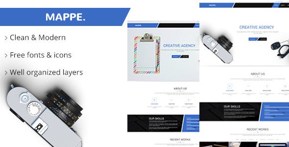 Mappe Portfolio PSD Template
           TFx