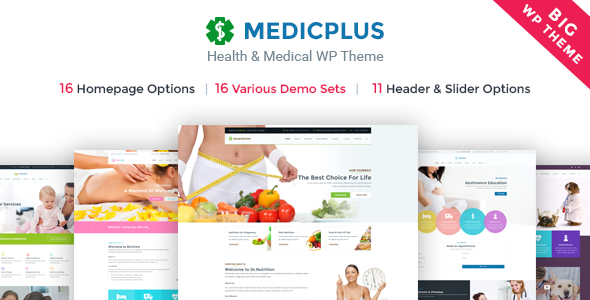MedicPlus - Health & Medical WordPress Theme
           TFx