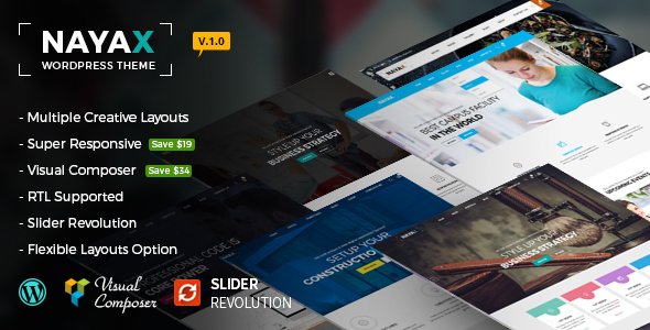 Nayax - Creative & Modern Multipurpose
           TFx