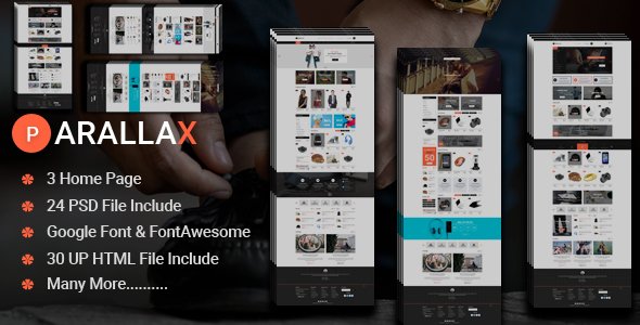 Prallax-Multipurpose eCommerce HTML Template
           TFx