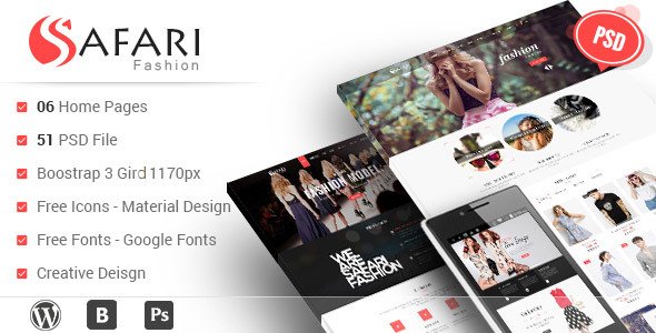 Safari - Multipurpose PSD Template 
           TFx