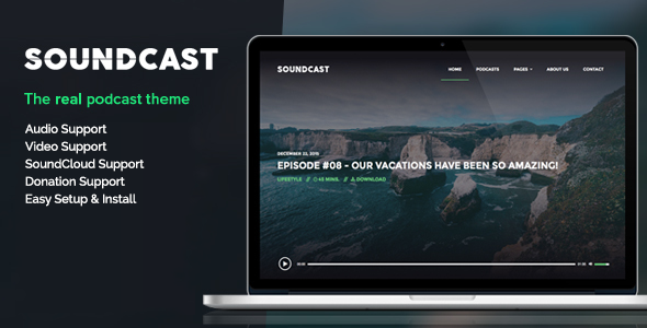 Soundcast - Podcast WordPress Theme
           TFx
