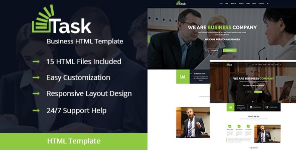 Task - Responsive HTML Business/Corporate Template
           TFx