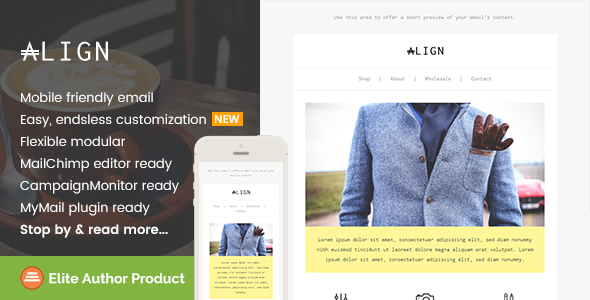 Align, Minimaist Fashion Email + Builder Access
           TFx