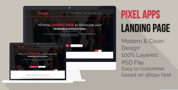 App Landing Page PSD
           TFx