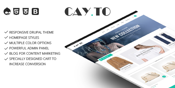 Cayto - Responsive Drupal Theme
           TFx