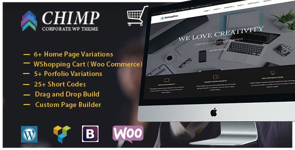 Chimp - Multipurpose Business - Agency - Corporate WordPress Theme
           TFx