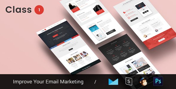 Class One - Multipurpose & Responsive Email Template + Builder
           TFx