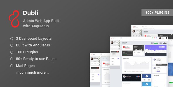 Dubli - Bootstrap Responsive Admin Web App with AngularJs
           TFx