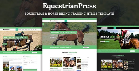 EquestrianPress | Equestrian & Horse Riding Training HTML Template
           TFx